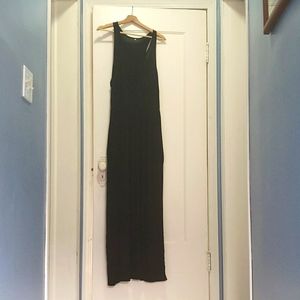 XXL Black Maxi Dress with Pockets
